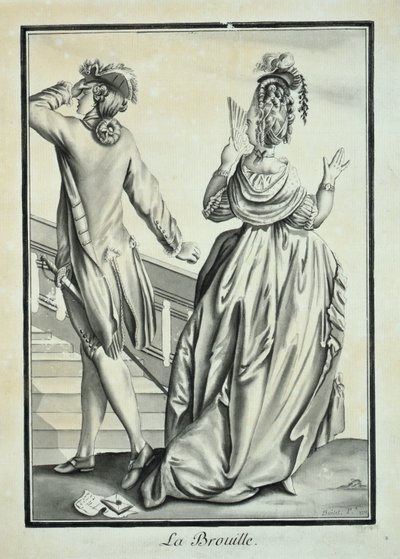 The Quarrel, 1771 by P. Boitet
